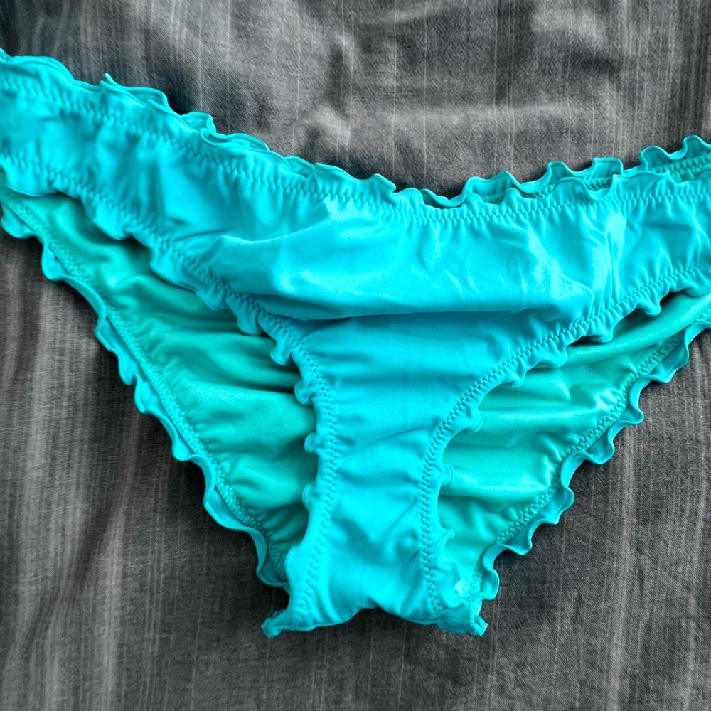 Women’s Teal Swim Bottom Nylon/Spandex